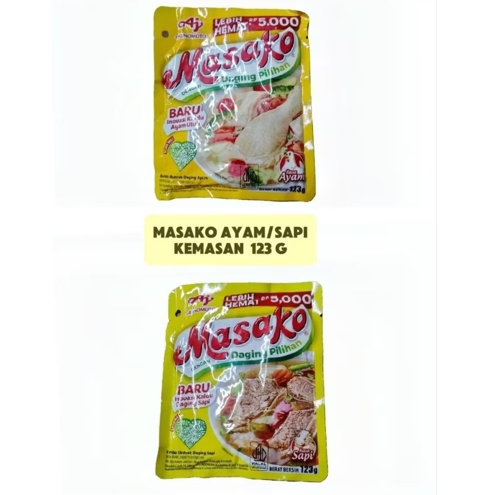 

Masako Penyedap rasa 123G
