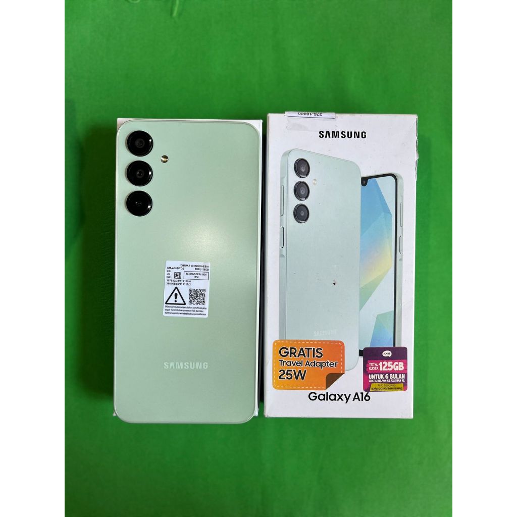 samsung a16 4g 8/256gb second fullset garansi