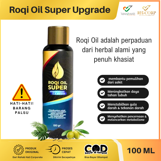 

ORIGINAL Roqi Oil Super High Dose Upgrade – Herbal Premium dengan Sacha Inchi, Kelor & Propolis. by RHCORP Official Store