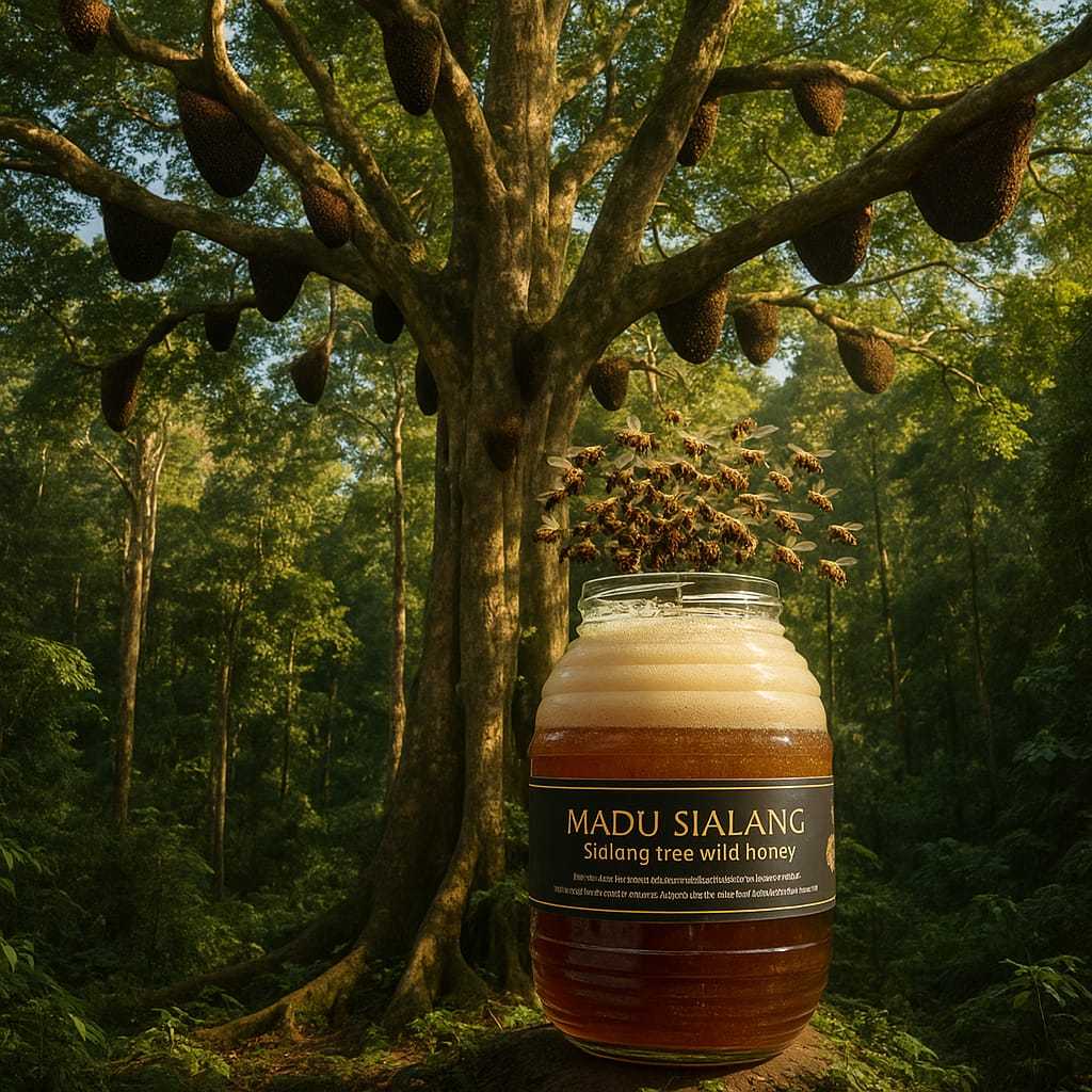 

Madu Hutan Sialang Sumatra (Sialang tree wild honey) Asli 100% Murni tanpa campuran #DGL Natual Honey