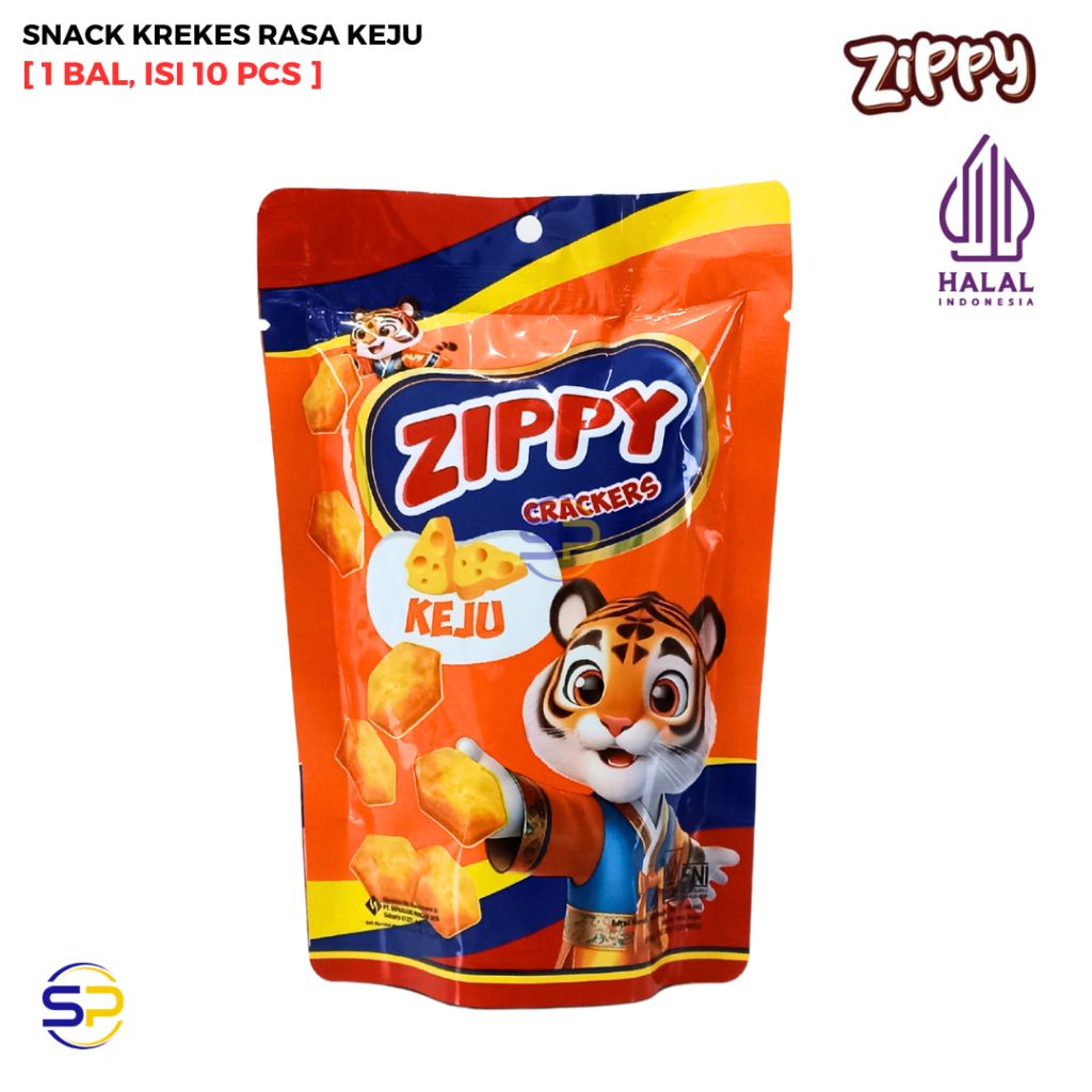 

ZIPPY CRACKERS POUCH Snack Krekes