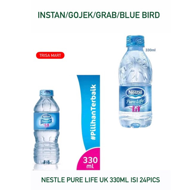 

Nestle pure life 330ml air mineral isi 24pcs