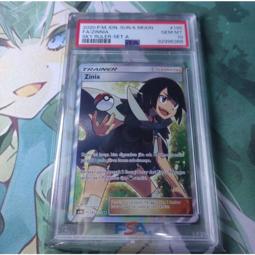 Kartu Pokemon TCG ID Indonesia SM AS3a Gardenia SR PSA 10