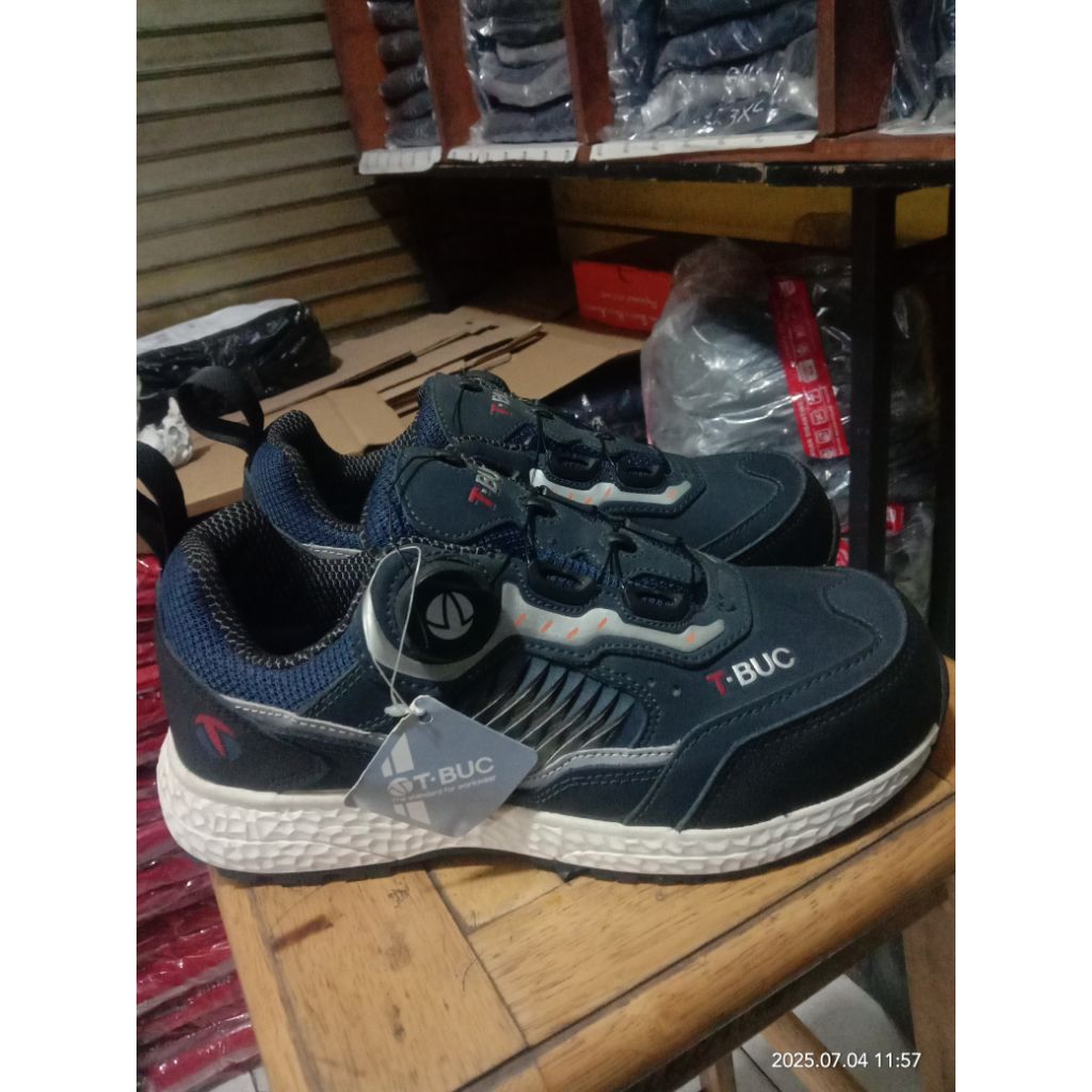 SEPATU SAFETY KERJA PROYEK SPORTY T'BUC MS-6121F FASTRACK BOA 100%ORIGINAL EKSPOR KOREA BY MADE IN I