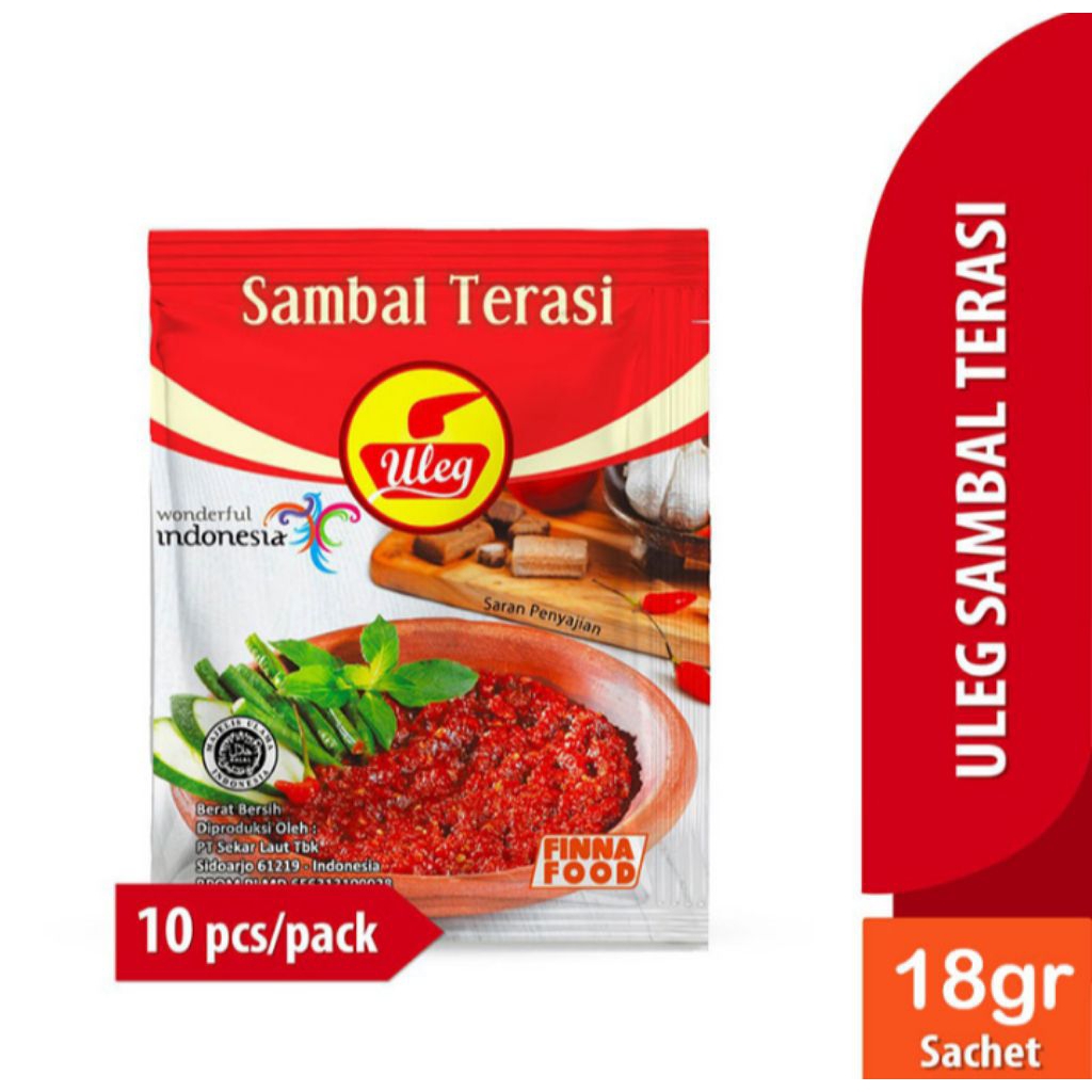

Uleg Sambal Terasi 10 x 18 g