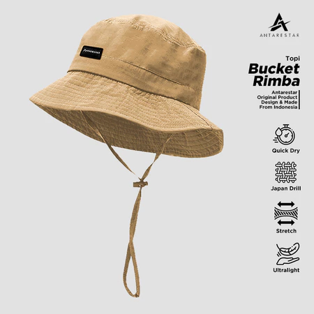 Topi Pria Bucket Hat Rimba Topi Gunung Pria Wanita Outdoor Topi Rimba Mall Antarestar