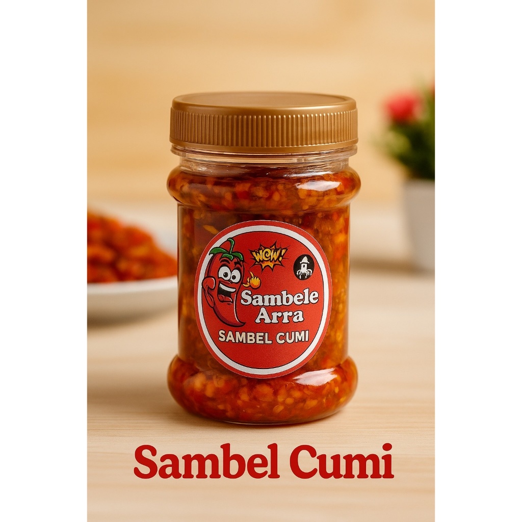 

SAMBEL E ARRA Sambal Cumi Pedas Gila – Cumi Asli, Pedas Nagih