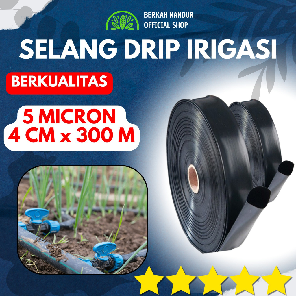 Selang Drip 5 Micron 3/4 Inch Drip Irigasi Selang  Roll