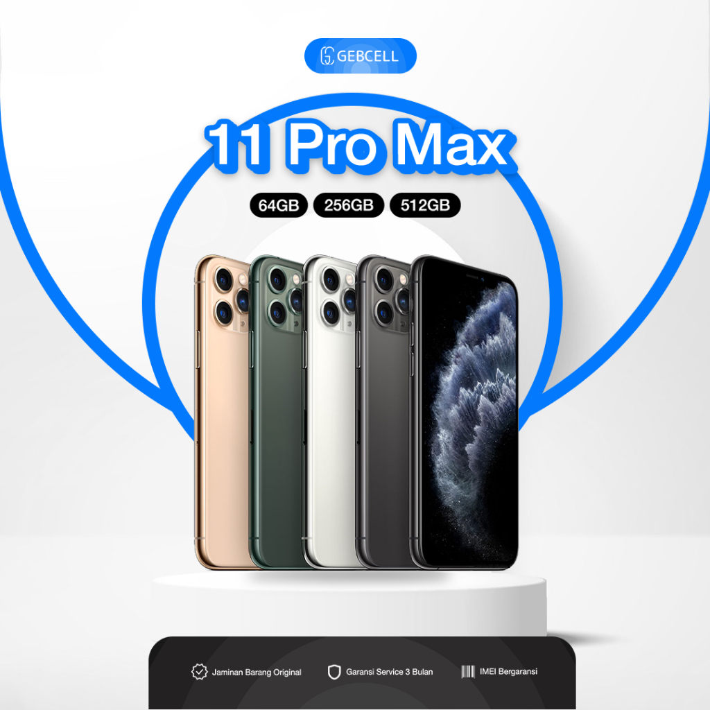 IP 11 PRO MAX SECOND ORIGINAL 64GB 256GB NO MINUUS MULUSS