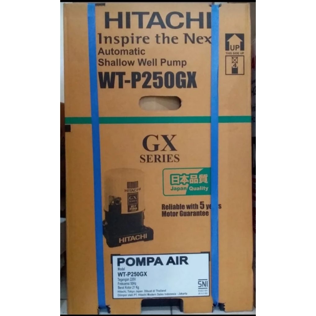 Pompa Air Hitachi WTP 250GX Pompa Air Pendorong Hitachi 250watt