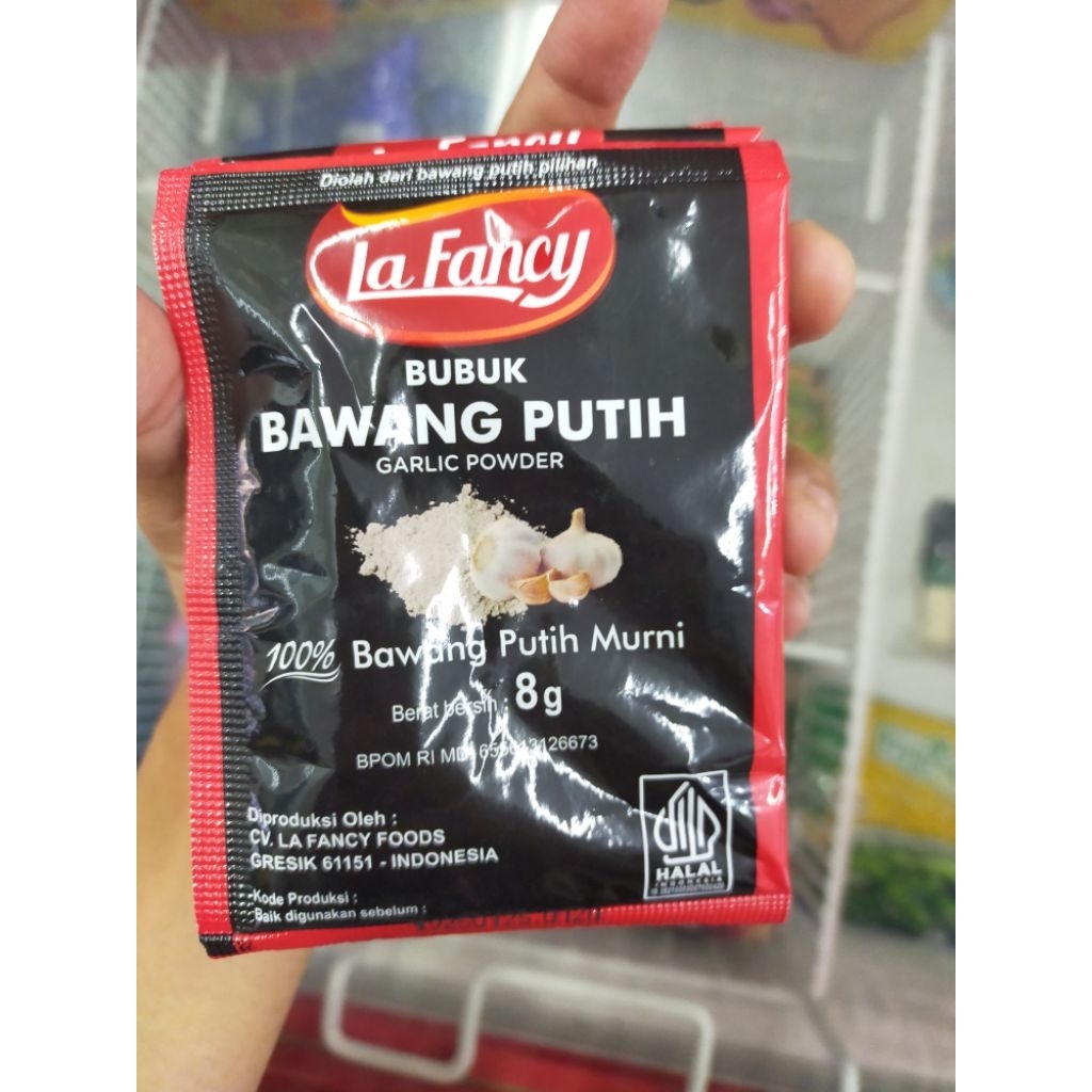 

la fancy bawang putih 8g