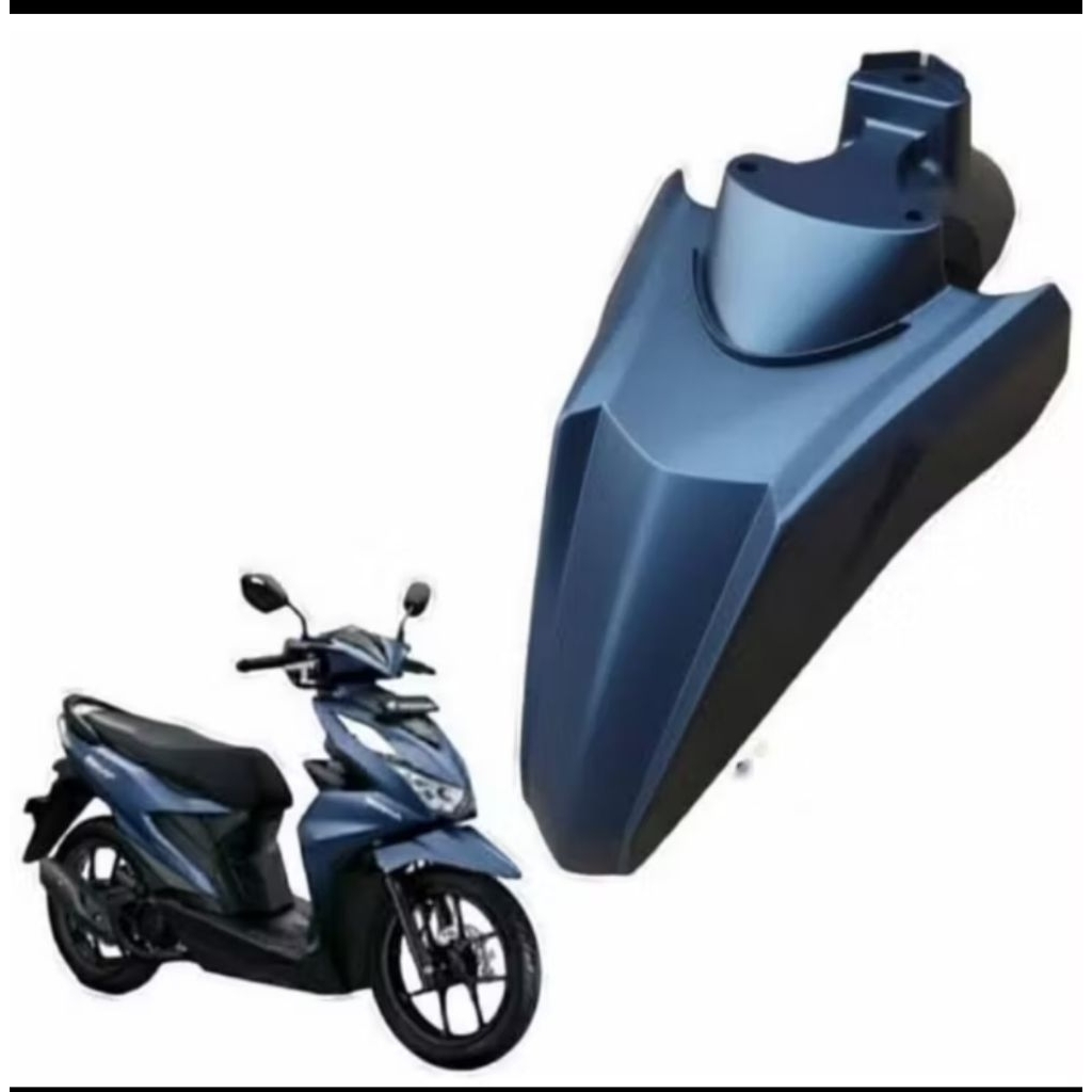 Spakbor depan beat deluxe biru doff