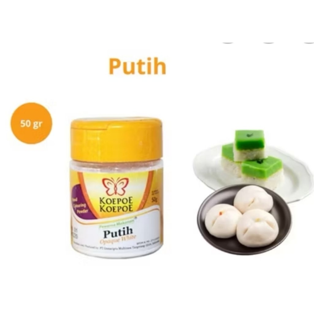 

Putih Bubuk Pemutih Kue Aman Kupu Kupu Koepoe-Koepoe
