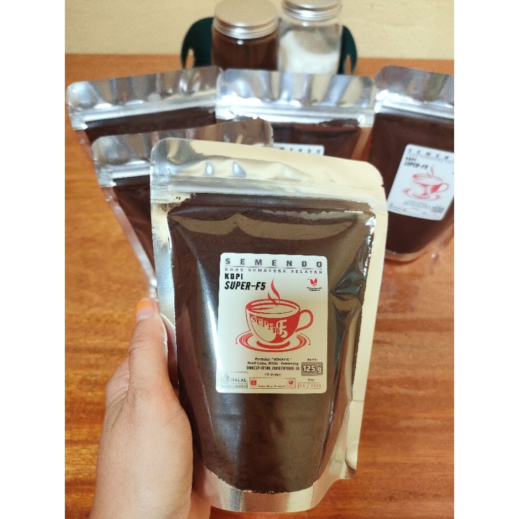 

Kopi Bubuk Semendo | SUPER F5 125g | Kopi Khas Sumatera Selatan
