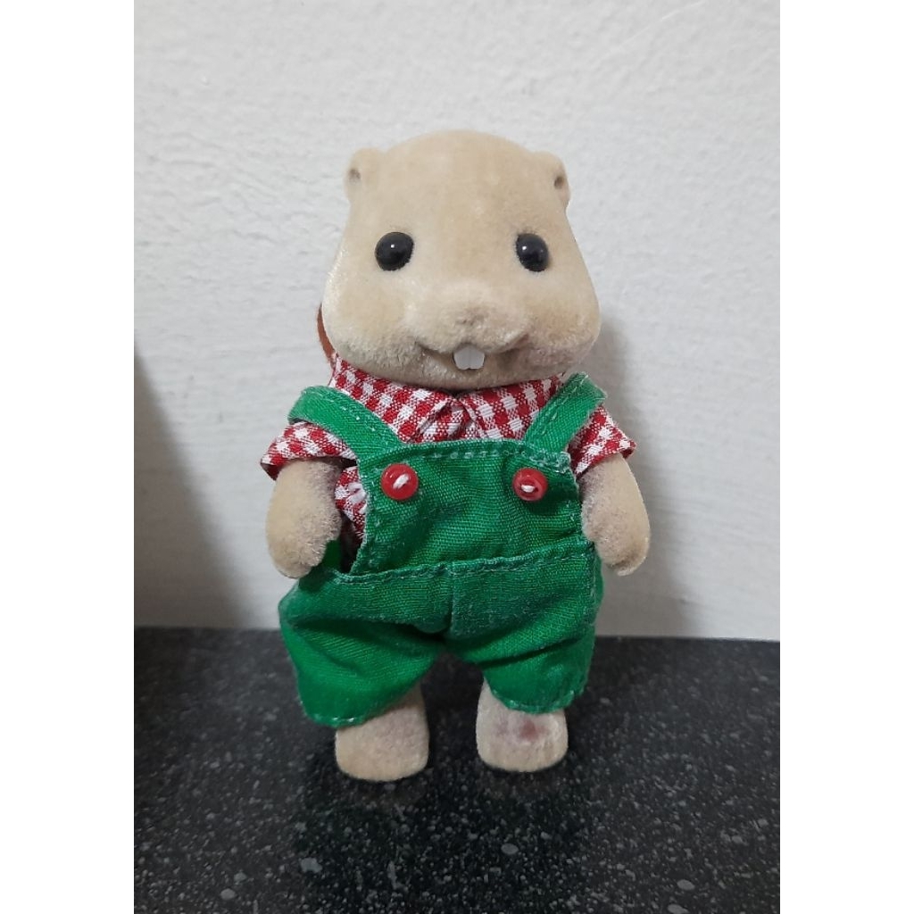 Preloved Rare Sylvanian Families Beaver Dad