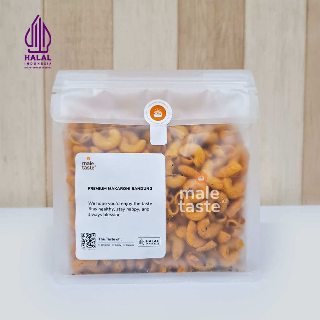

Premium Makaroni Bandung 250gr - Oleh-oleh Khas Bandung - Pedas/Original - maletaste