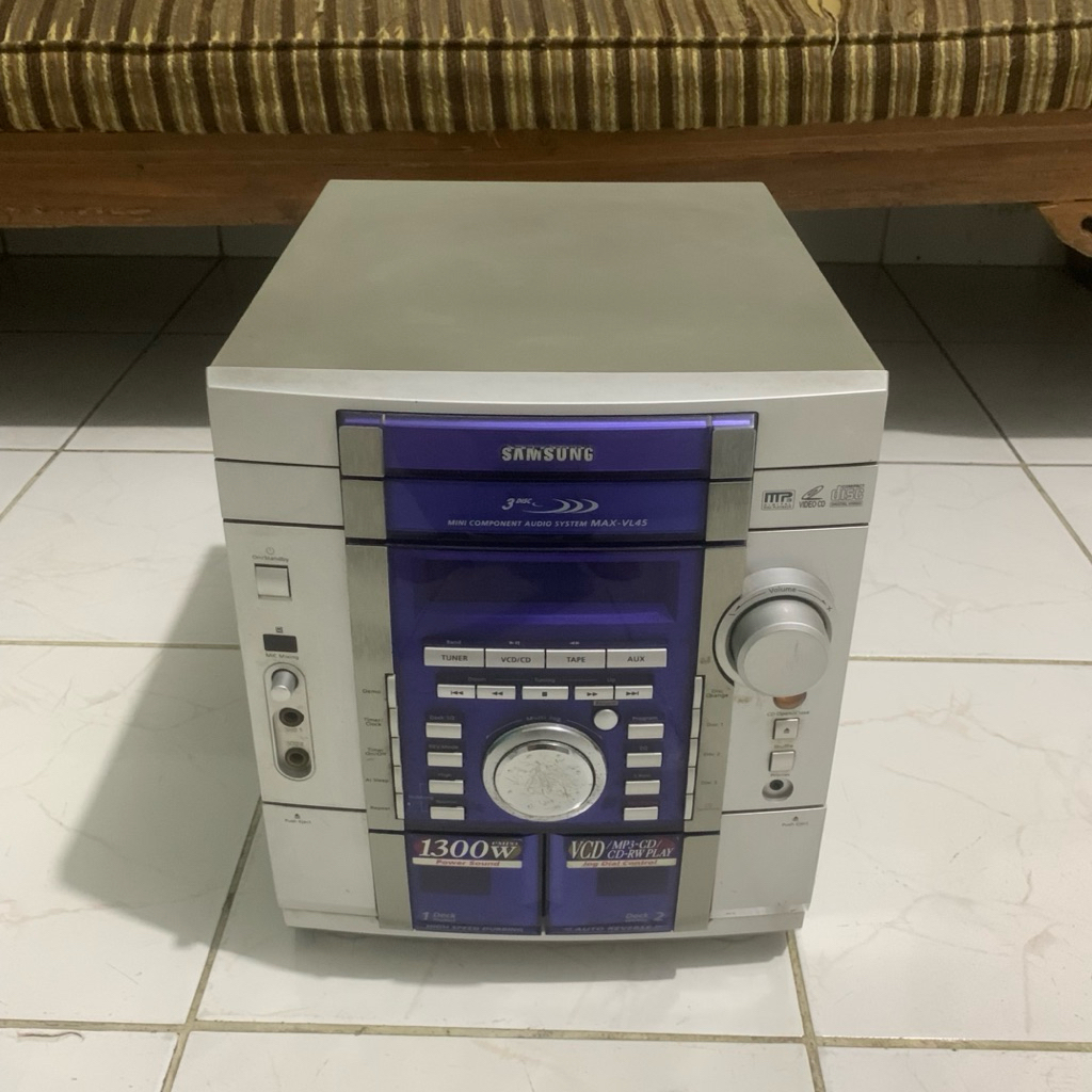 Samsung Max VL 45 - Audio VCD / Tape - Mixer Audio / Barang Bekas