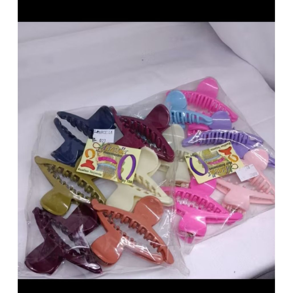 ISI 12 PCS JEPIT RAMBUT BERGERIGI JEPIT RAMBUT HANGER GROSIR ASEMKA