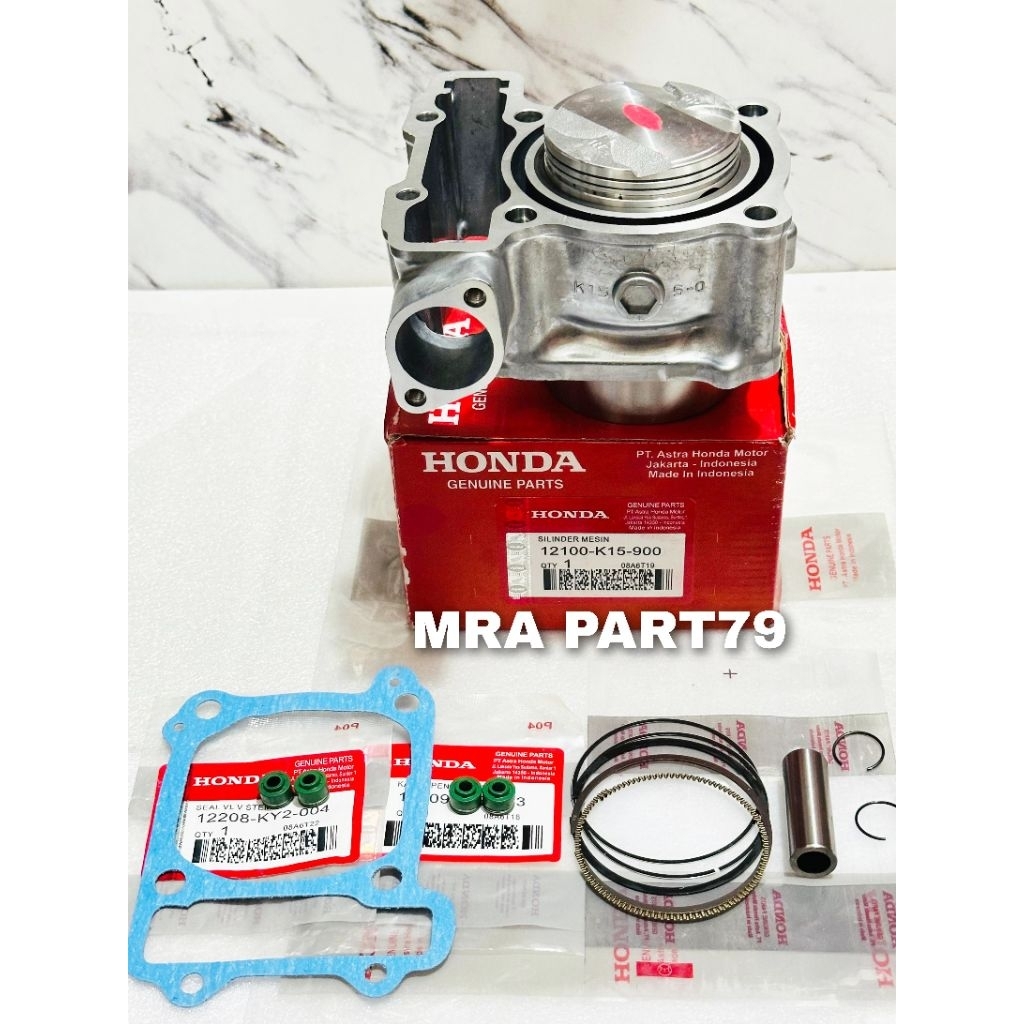 BLOK SEHER + PISTON KIT K15 CB150R StreetFire 15 OLD 2012-2015, CBR150R K45A LOKAL OLD 2013-2016, OR