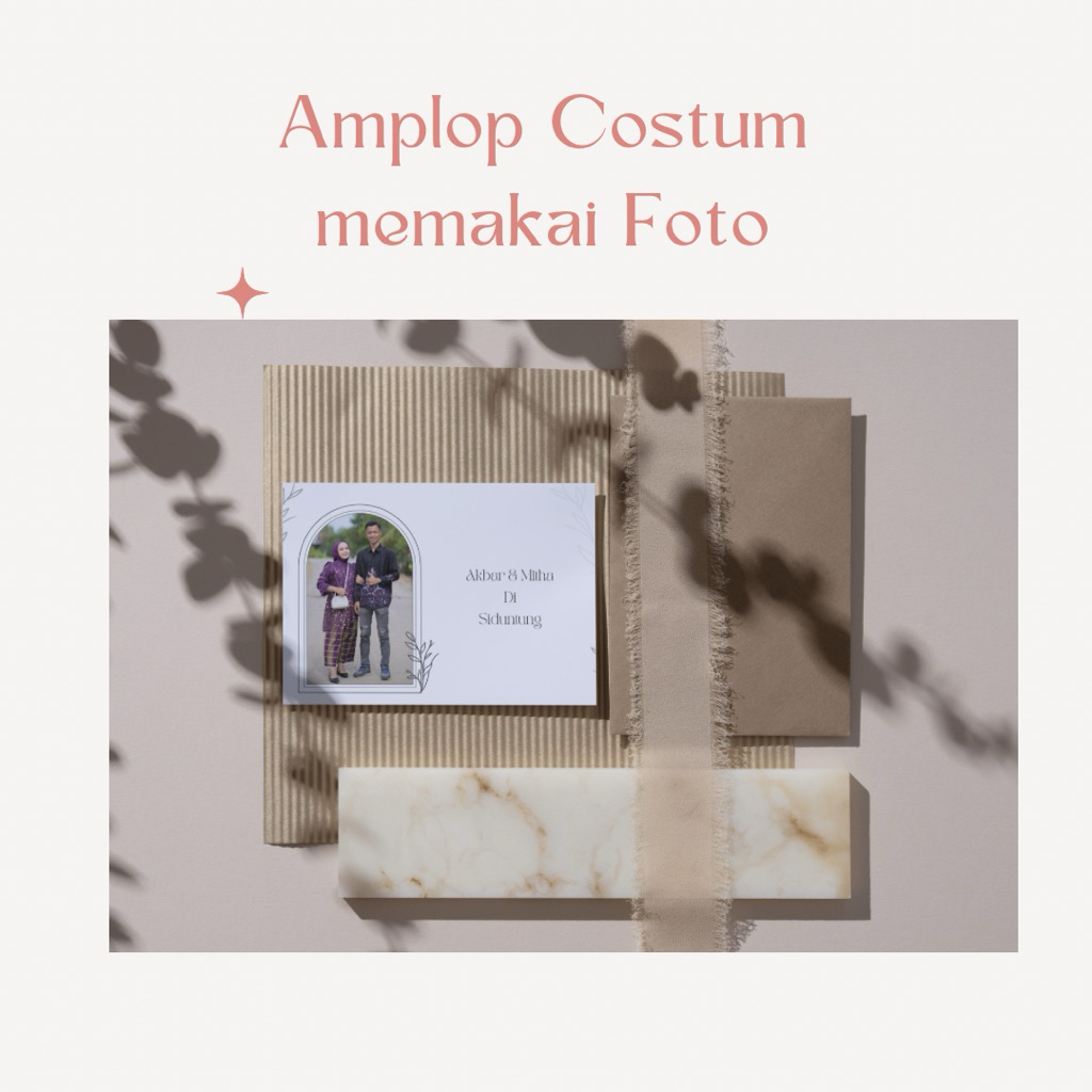 

Amplop Costum menggunakan Foto