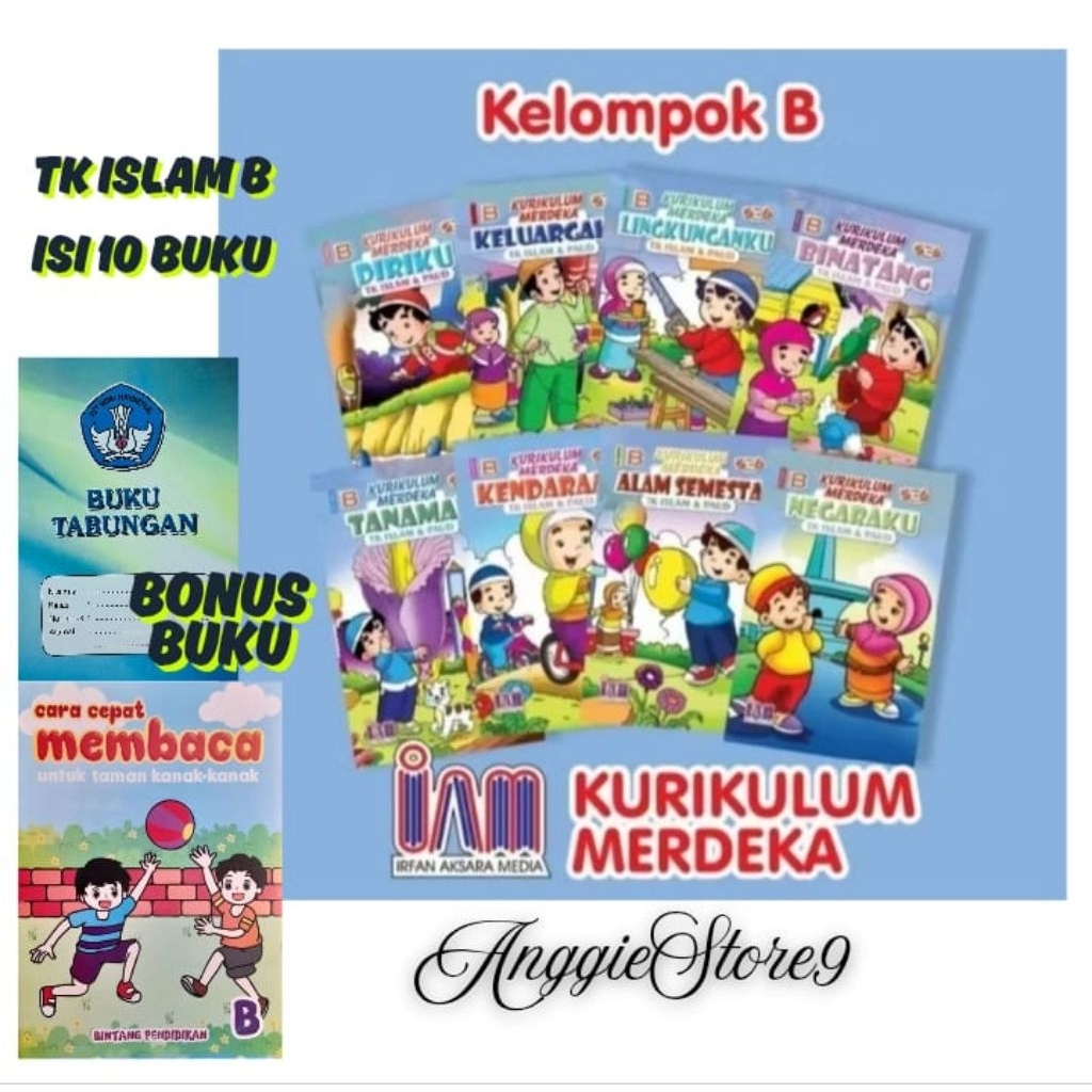 Buku Anak - Buku Seri Tematik Tk A dan B Buku Paket Tematik Tk dan Paud