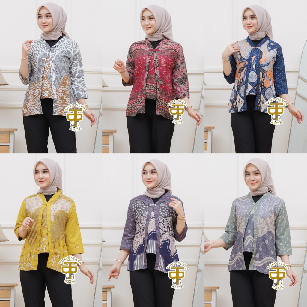 ATASAN KUTU BARU LENGAN 3/4 UKURAN S M L XL XXL XXXL