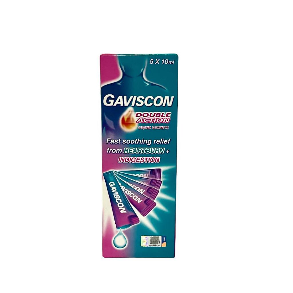 Obat Pereda Maag Gaviscon Double Action Sachet 5x10ml