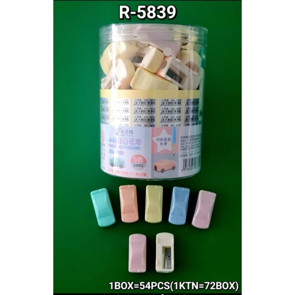 

(pcs) Rautan Pensil Bentuk Mobil R-5839 | Pencil Sharpener Mini Unik - Alat Tulis Kantor/ATK Murah Medan