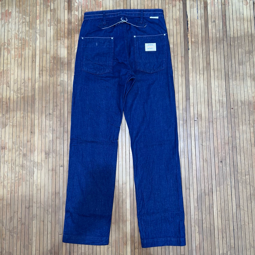 JAPANESE BRAND BIG JOHN WORKERS WORK WEAR FOR STREET BUCKLE HEAD DENIM JEANS SELVEDGE sugarcane deni