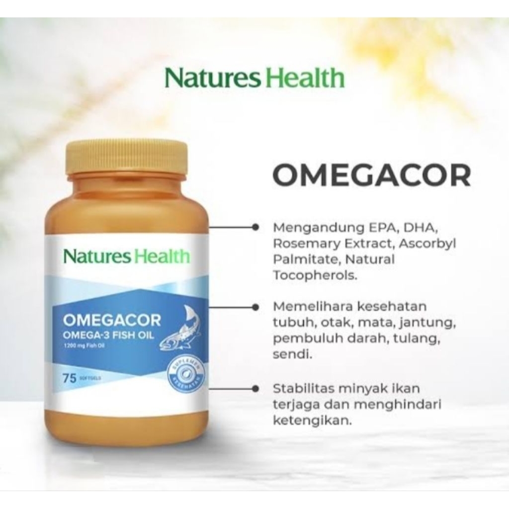 Natures Health Omegacor (75tablet)