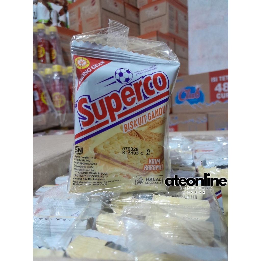 

Khong Guan Superco Biskuit Malkist 1000 Renceng [isi 10 bungkus @22gr]