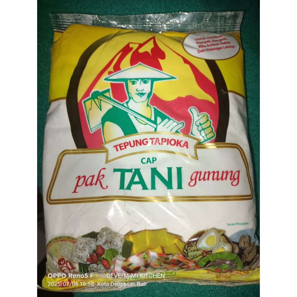 

Tepung Tapioka Cap Pak Tani Gunung 500gr