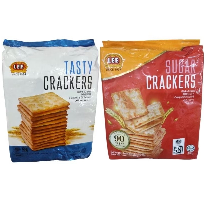 

Lee Tasty Crackers 340gr / Sugar Crackers 308gr biscuit malaysia halal ic