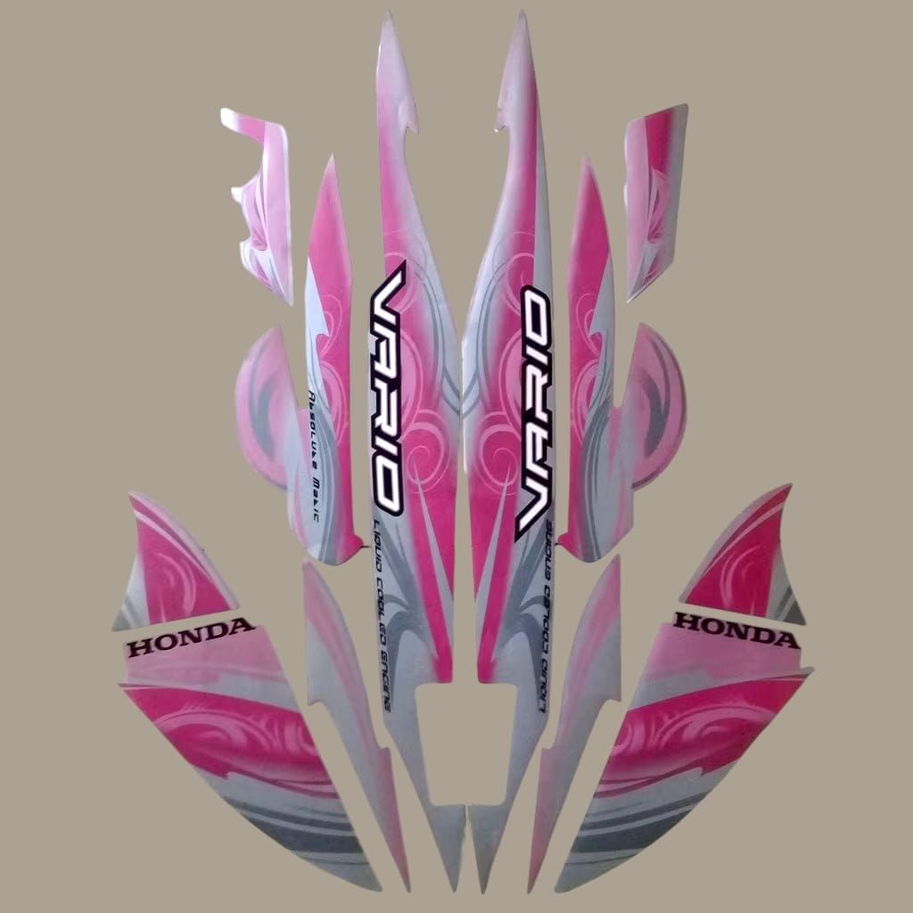 Stiker Striping Lis Body Motor Vario 110 Karbu 2010 Pink
