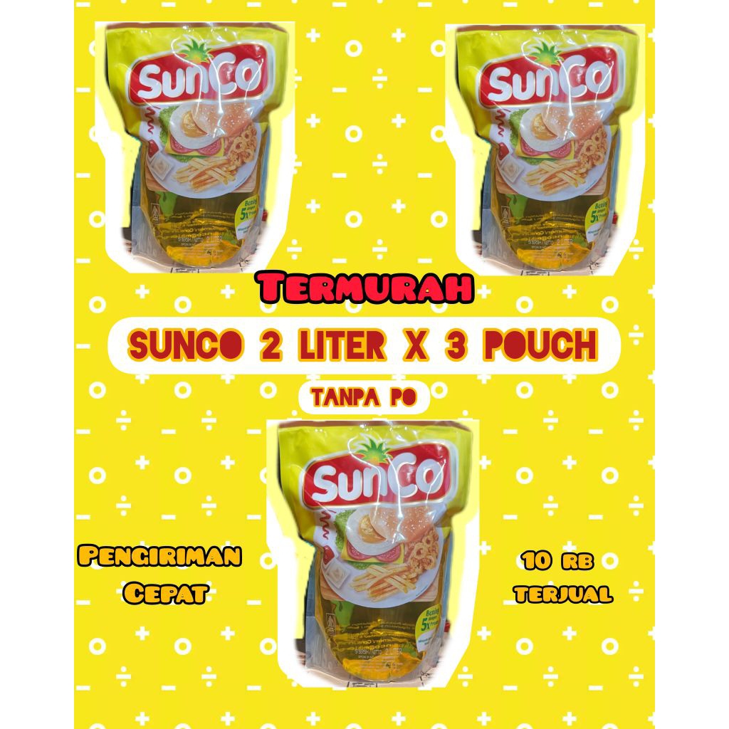 

MINYAK SUNCO 2 LITER x 3 POUCH PROMO
