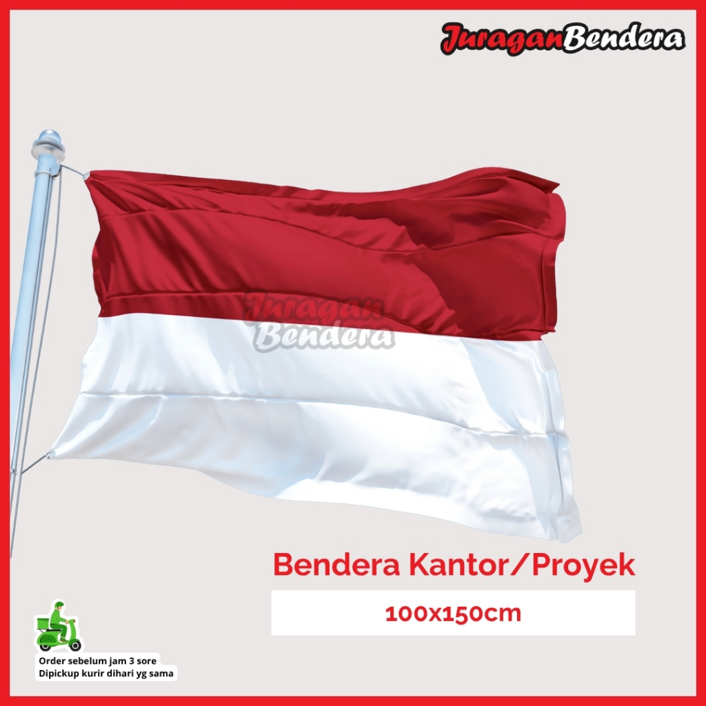 Bendera Merah Putih 100x150 cm / Bendera Rumah / Bendera Indonesia