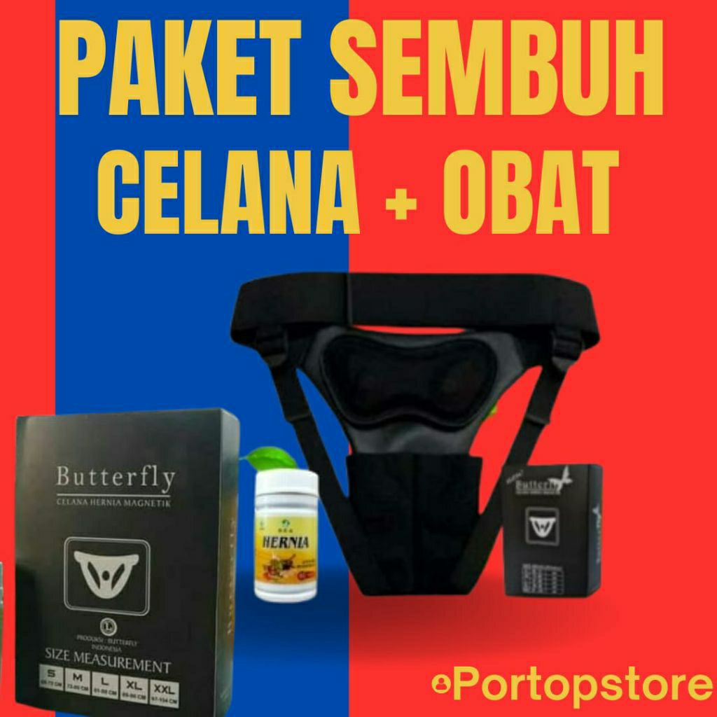 PAKET SEMBUH CELANA HERNIA BUTTERFLY ORIGINAL