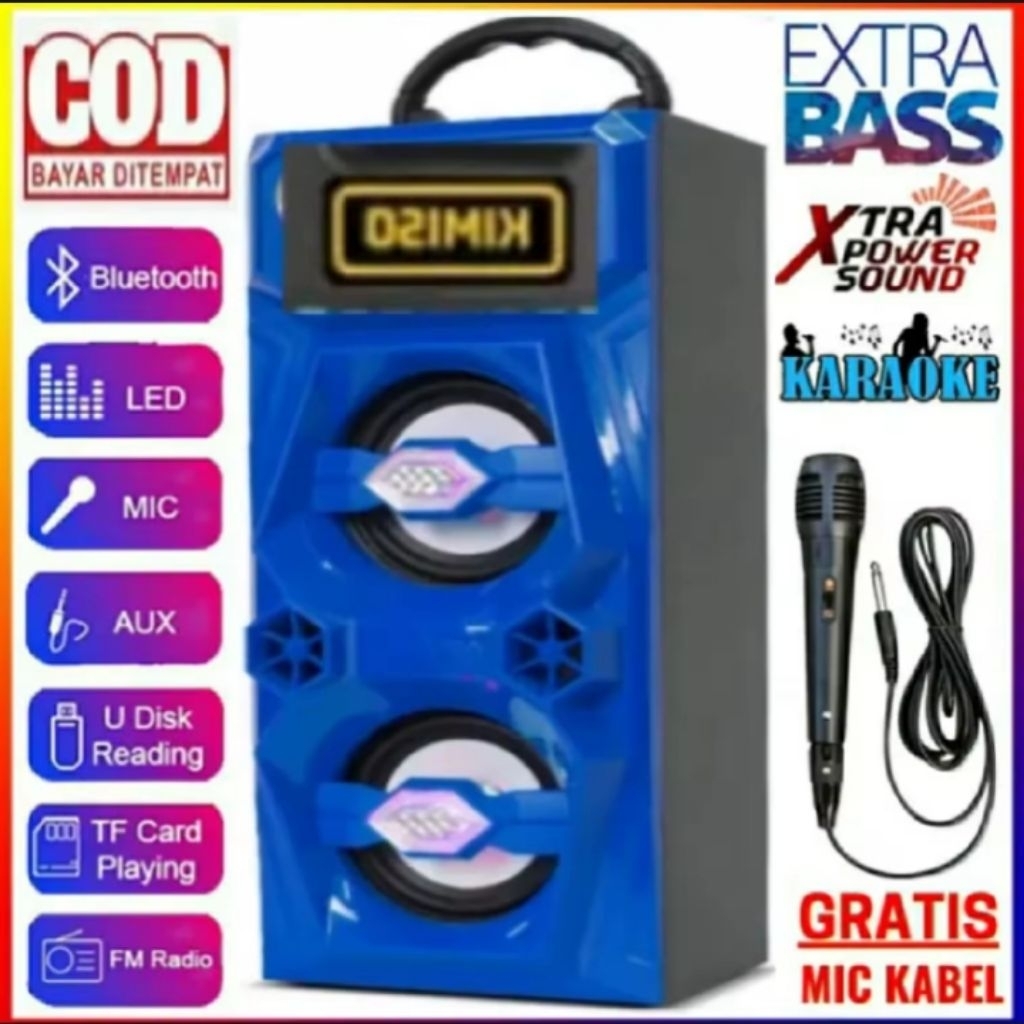 SPEAKER YC-801/MH-38BT GRATIS SX-3009 MIC WIRELESS SPEAKER SX-5005 PORTEBEL XTRAA BASSSS SPEAKER KAR