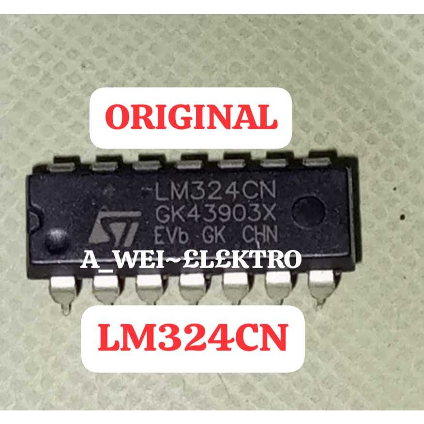 IC LM 324N ORIGINAL LM324N ST asli