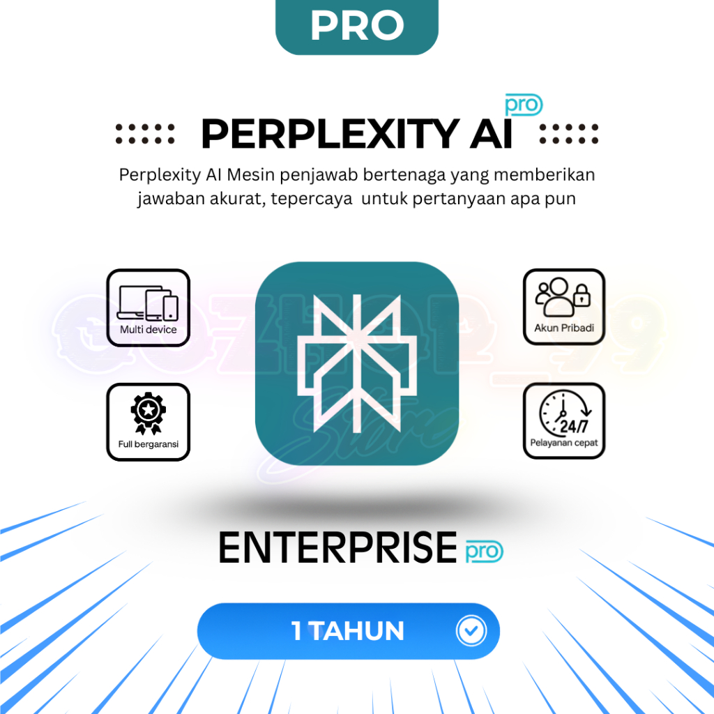 Perplexity AI Pro | 1 Tahun Full Garansi Akun Baru Private