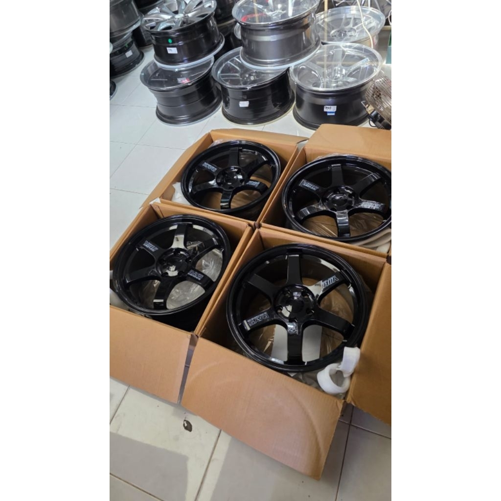 velg te37 ring 17 lebar 8 untuk innova hrv civic ruah terios xpander