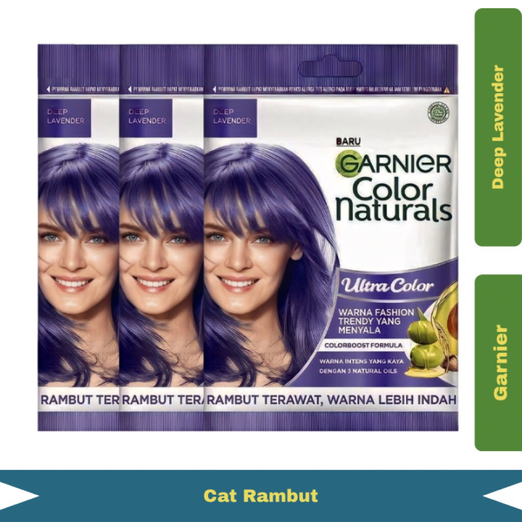 Garnier Hair Color Deep Lavender Alami Color Naturals Deep Lavender Cat Rambut - Pewarna Rambut ungu