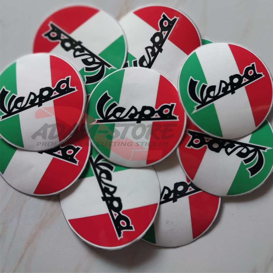 Sticker Logo Vespa / Stiker Printing Motor Vespa / Stiker Decal Motor Vespa / Stiker Logo Piaggio