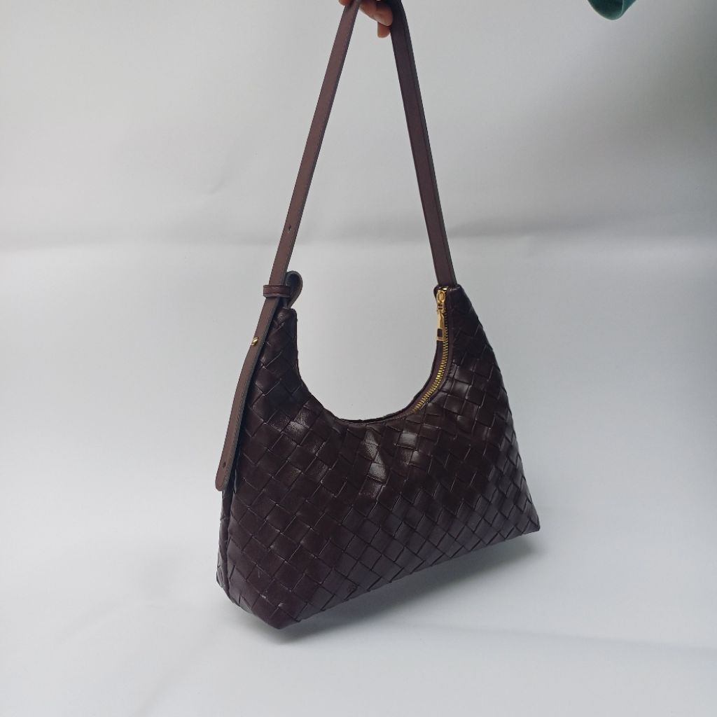 ABS Tas Wanita Tas Tangan Tas Bahu Tas Sendi Bulan Baru Arsitektur Retro Ins Versatile