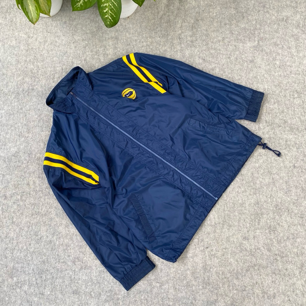 jacket windbreaker vintage 00s basketball cakep