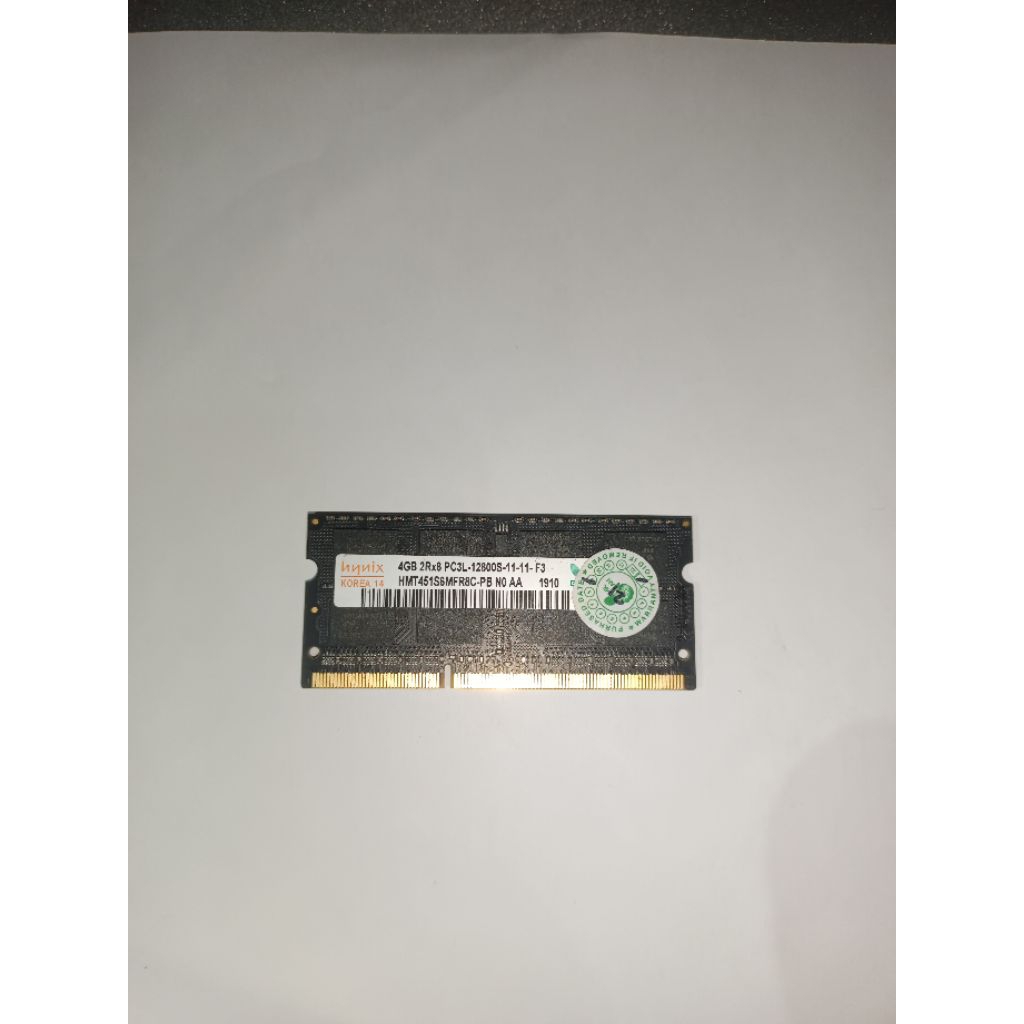 ram sodimm ddr3L 4gb bekas copotan laptop