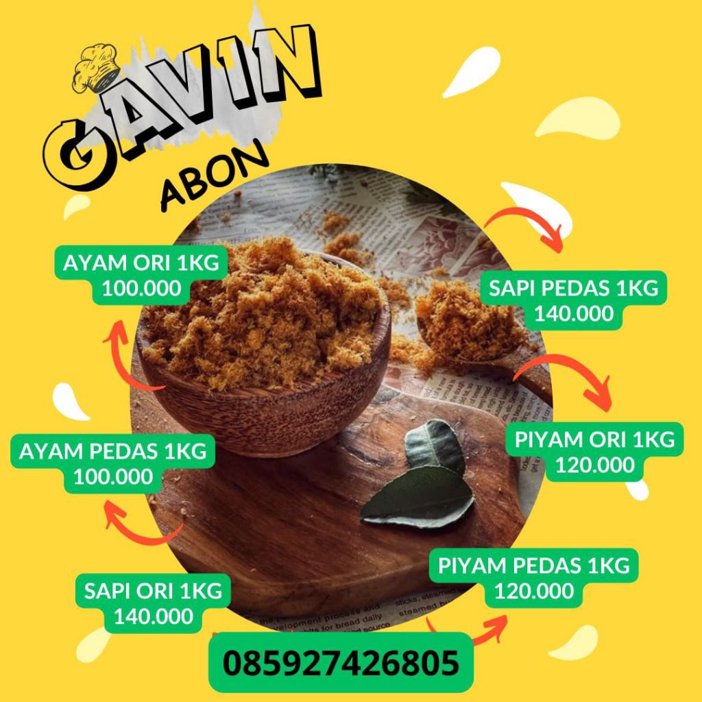 

Abon ayam dan sapi