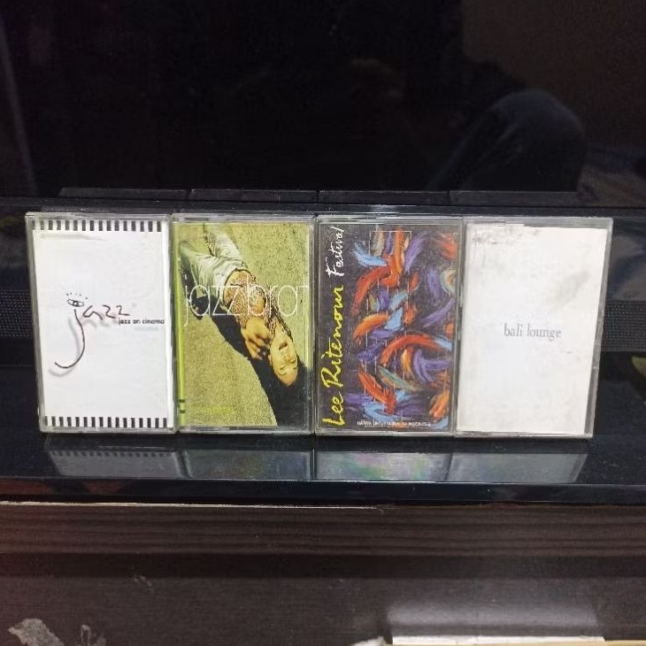 kaset tape pita original Jazz on cinema, jazz brat, lee ritenour festival, bali lounge