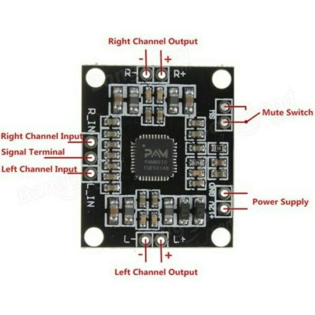 PAM8610 amplifier board PAM 8610 Sound Good Quality