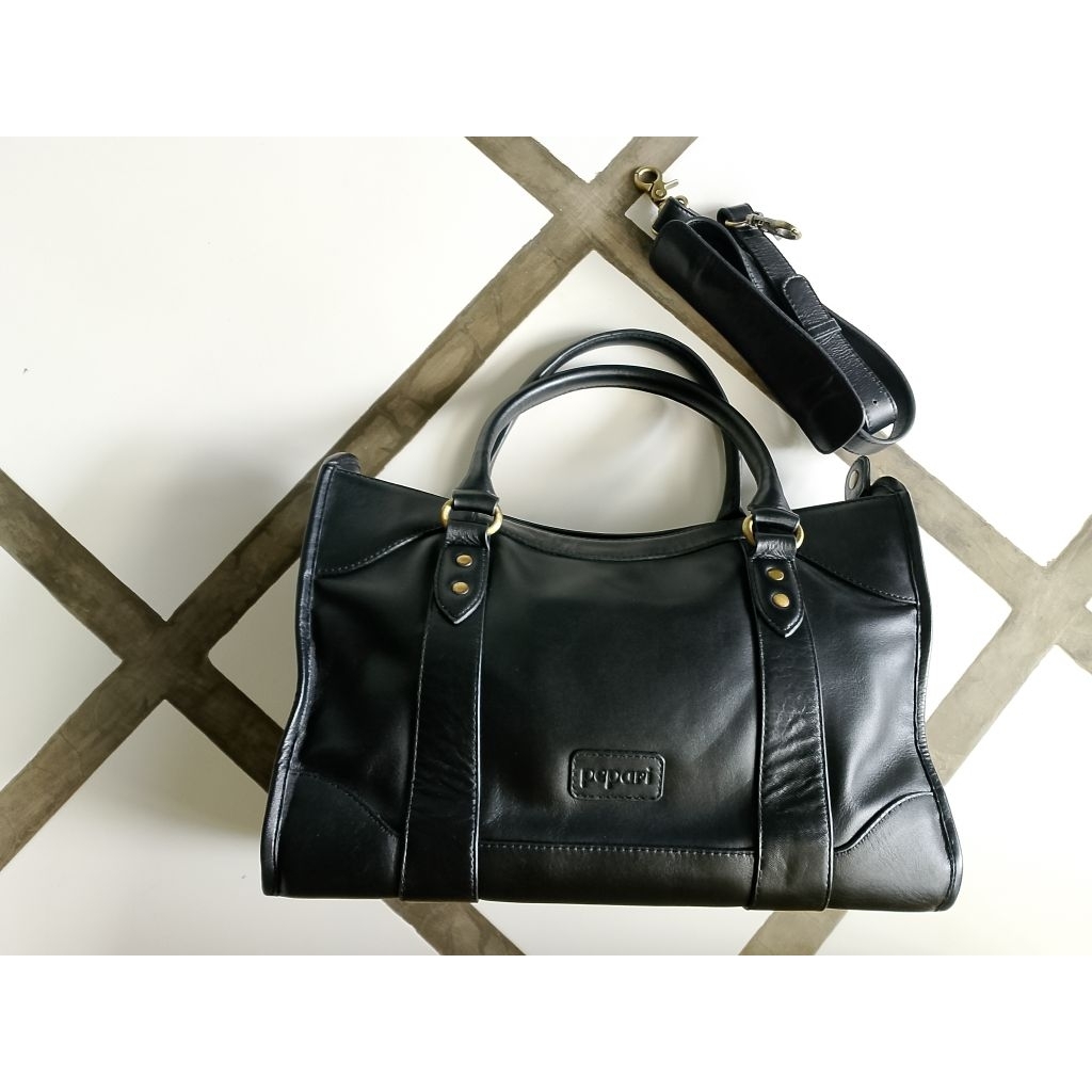 Preloved Tas kulit Pepari Leather